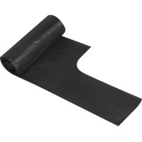 妙洁大号加厚平口垃圾袋120只 50*60cm15L浅蓝色厨余家用办公室文明干湿垃圾分类(5个起发)