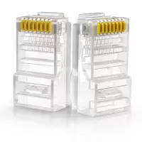 超五类水晶头 QS905Z100H RJ45水晶头 100个/袋 1袋装