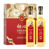 初心(Chuxin)压榨山茶油礼盒装500ml*2瓶