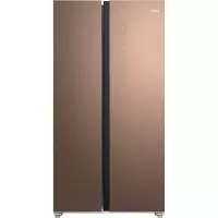 奥马(Homa) 冰箱对开门超薄 一级能效双变频风冷BCD-455WKNG/B璀璨棕