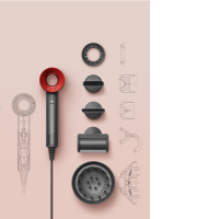 戴森(Dyson) 新一代吹风机 Dyson Supersonic 电吹风 负离子 进口家用 礼物推荐 HD08中国红