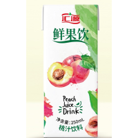 汇源鲜果饮桃汁味250ML-2