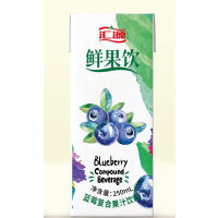 汇源鲜果饮蓝莓复合果汁250ML