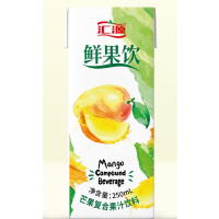 汇源鲜果饮芒果汁250ML