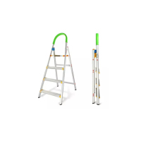 登月 铝合金豪华梯DYJY-6 六步梯折叠梯室内人字梯爬梯多功能扶梯合页梯