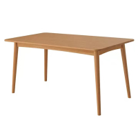 未易 北欧餐桌椅组合 简约现代小户型餐桌阅览室茶几实木桌 樱桃木