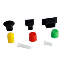 秦泰(Cqint)光纤适配器防尘帽 SC光纤法兰帽法兰帽子耦合器帽子光源防尘塞 100个 ZT-S02