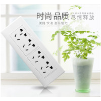 德力西 墙壁插座 CD821系列 195型 四位 10A 220V(个)