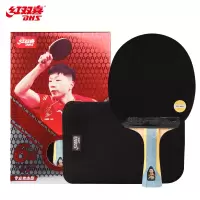 红双喜DHS乒乓球拍双面反胶弧圈结合快攻6星直拍横拍