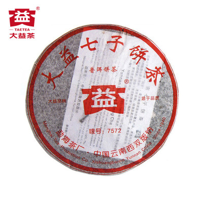 大益2006年7572熟茶357g普洱茶饼云南七子饼茶(批次随机)