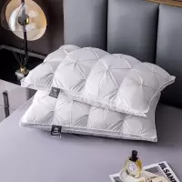 羽绒枕一对装五星级酒店专用枕头枕芯白鹅绒枕家用护颈椎枕助睡眠