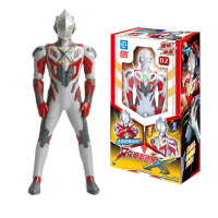 灵动创想 ATM0202 奥特曼男孩女孩儿童玩偶变形玩具宇宙英雄奥特必杀 艾克斯奥特曼