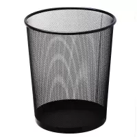 贝特金属丝网清洁篓垃圾桶12L