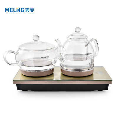 美菱(MeiLing)电水壶 全智能自动上水电热水壶 商务茶盘茶台烧水壶茶具玻璃热水壶电茶炉MY-CY66G