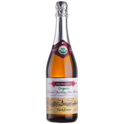 法国沃迪安系列无醇无酒精有机认证石榴味饮料起泡苹果酒 750ml单瓶装 原瓶进口