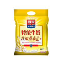 西麦(SEAMILD)特浓牛奶营养燕麦片700g*2袋装独立小包装早餐代餐即食冲饮免煮速食麦片