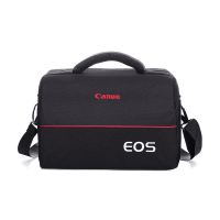 肖色 单反相机包单肩摄影包适用佳能60d70d80D5D2750D6D2200D90D700D5D3等 防水款黑色大号