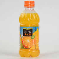 美汁源果粒橙300ml*12瓶橙汁小瓶装 1件