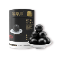 南方黑芝麻(NANFANG BLACK SESAME)黒养黒益生菌黑芝麻丸108g*3罐装高钙高纤维孕妇零食即食小吃丸