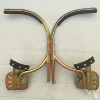 秦泰(Cqint)电工登杆脚扣500型适用18-21米水泥杆电线杆脚扣电工爬杆脚扣水泥杆通信路灯杆电线杆脚踏升级大踏板