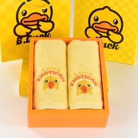 B.Duck boby 股纱刺绣两条装毛巾礼盒 363礼盒