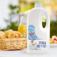 卫岗原味风味酸牛奶低温酸奶1.5kg*2桶营养香醇添加益生元早餐奶