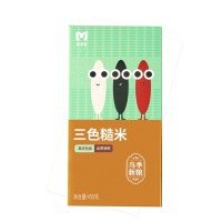 麦优兔(Maiyoutu)三色糙米450g/盒(黑米、红米、糙米)两盒装