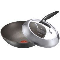 苏泊尔(SUPOR)火红点炒锅第四代钛金刚不粘锅无油烟炒菜锅燃气灶电磁炉通用PC30HA3