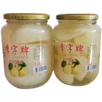 e代 李字牌糖水梨罐头