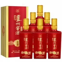 泸州老窖白酒整箱6瓶浓之味浓香型52度500ml