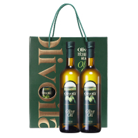 欧丽薇兰(olivoila) 纯正橄榄油简装礼盒 750ml*2 炒菜食用油橄榄油 RL