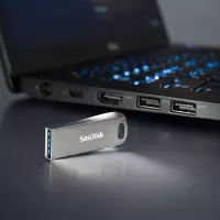 闪迪(SanDisk)128GB USB3.1 U盘 CZ74酷奂银色