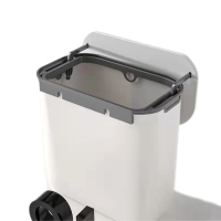 爱格壁挂厨房垃圾桶 带盖厨房卫生间悬挂垃圾桶9L