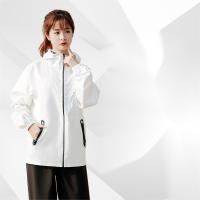 larus雨衣雨裤套装防水分体雨衣夏季轻薄款极光白/套(BY)