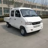 四轮电动货车 特拉丁祥润双排微型电动皮卡车拉货带斗电瓶车运货车