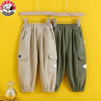 SNOOPY史努比童装儿童运动裤男女童春秋季中小童长裤休闲裤时尚工装束脚裤 AI023