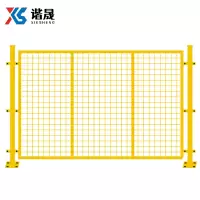 谐晟 车间隔断网 仓库隔离网铁丝网工厂防护围栏栅栏高速公路基坑护栏网 高2.0*宽2.0m(推拉门)1个