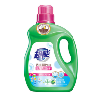 超能750g超能植翠洗衣液(鲜艳亮丽)N3瓶装
