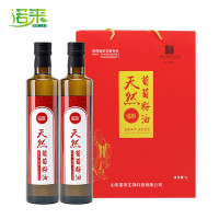 诺来 一级冷榨天然葡萄籽油500ml*2礼盒装