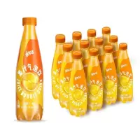 美年达果汁气泡饮 橙味450ml/瓶 碳酸饮料汽水整箱聚会百事可乐