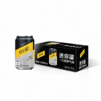 怡泉苏打水 迷你罐苏达 水0糖0卡0脂苏打水小瓶装正品原味200ml/罐
