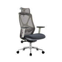西泰办公椅电脑椅网布班椅会议椅老板椅转椅XT806 灰色