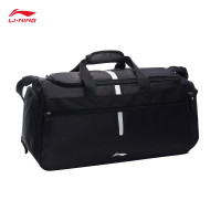 李宁训练系列反光桶包ABLS117-1 黑色