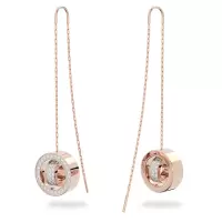 SWAROVSKI 施华洛世奇 HOLLOW水滴形耳钉人造仿水晶耳环耳饰 镀玫瑰金色 送女友礼物 5636504