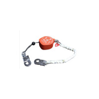 安全绳自锁器 速差器 红色 5米钢丝绳