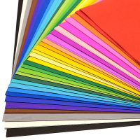 惠居尚品 双面彩色DIY创意2K硬卡纸200g 黑色10张/份