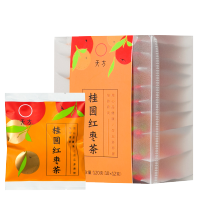 安徽天方120g桂圆红枣八宝茶 盒装 八种原料 内含小袋装 冲饮方便