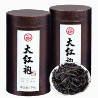 秋博源大红袍茶叶武夷山岩茶正宗醇香乌龙茶罐装礼盒装300g