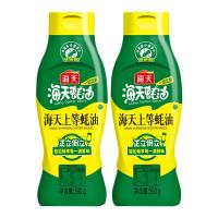 海天蚝油 590g*2瓶 挤挤装 海鲜蚝汁提鲜增味点蘸拌馅炒菜 舔碗