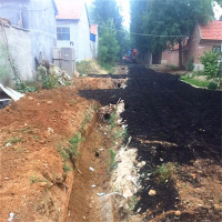 水沟改造服务[含挖沟槽土方深1.2米、人工修边槽] 单位:立方